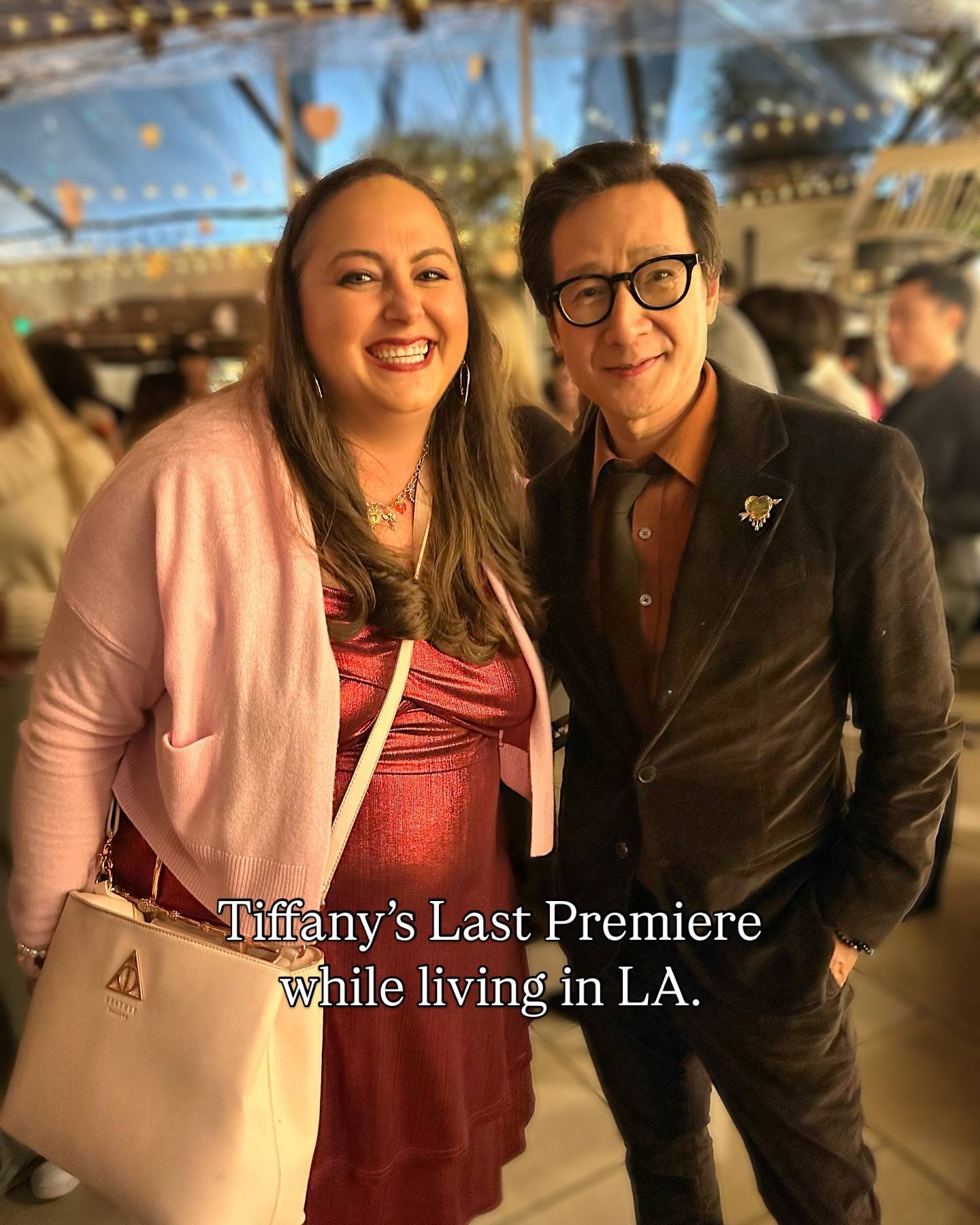 We met Ke Huy Quan! His new film 'Love Hurts' is in theaters now.