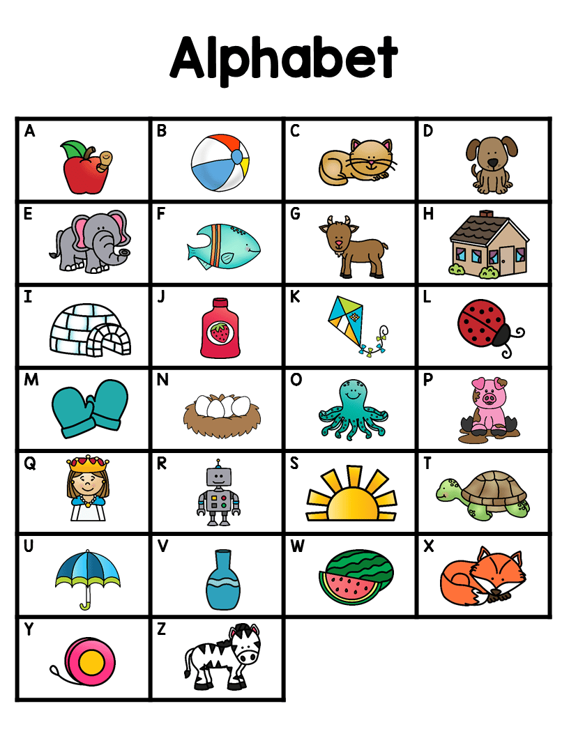 learning the alphabet printable alphabet chart printable parents