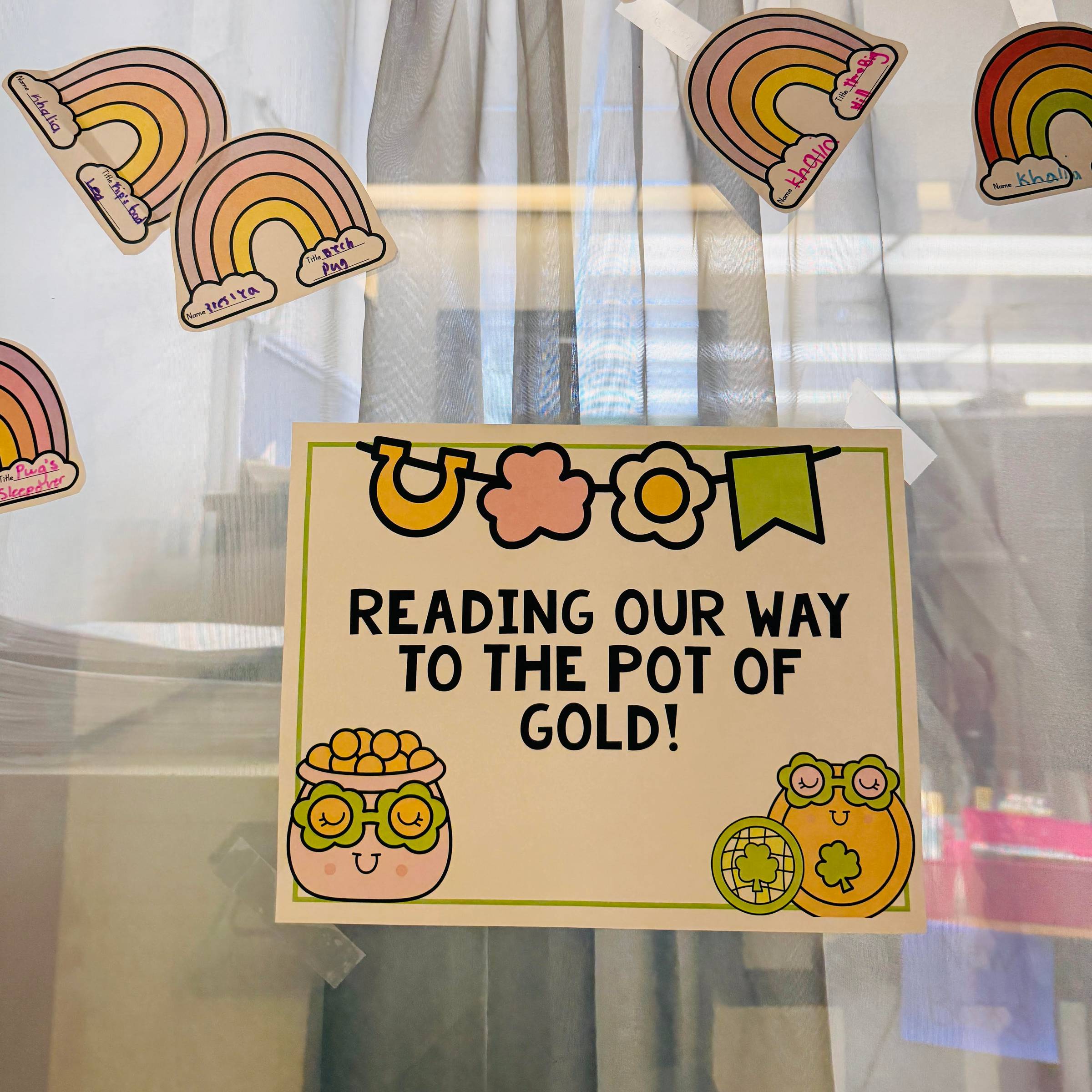 March Rainbow and Shamrock Reading Incentive