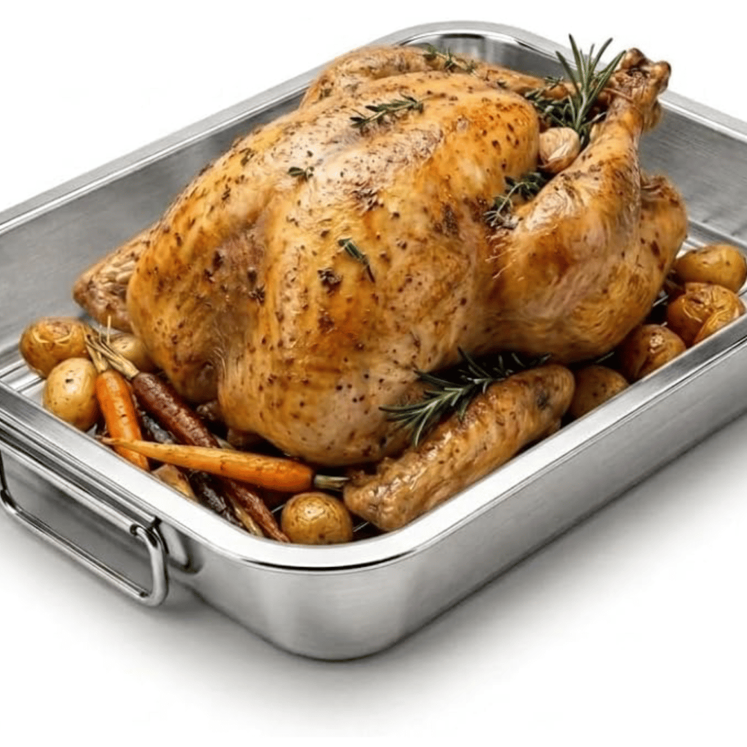 stainless roasting pan 