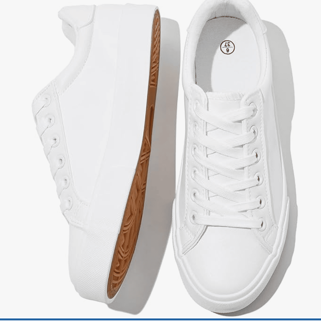 white sneakers 