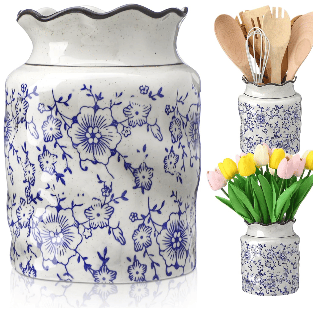 flower utensil holder 