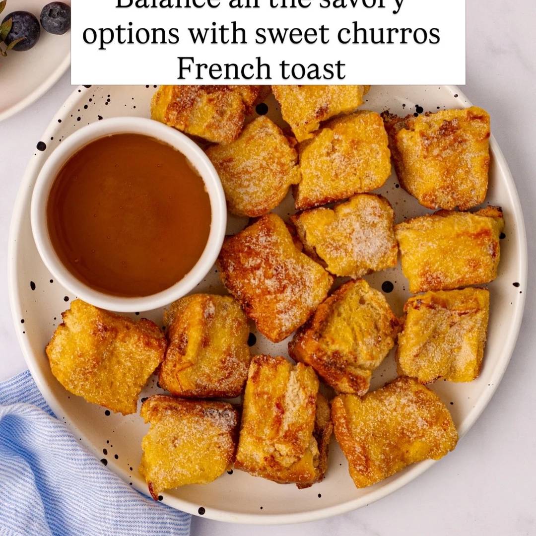 churros French toast bites 