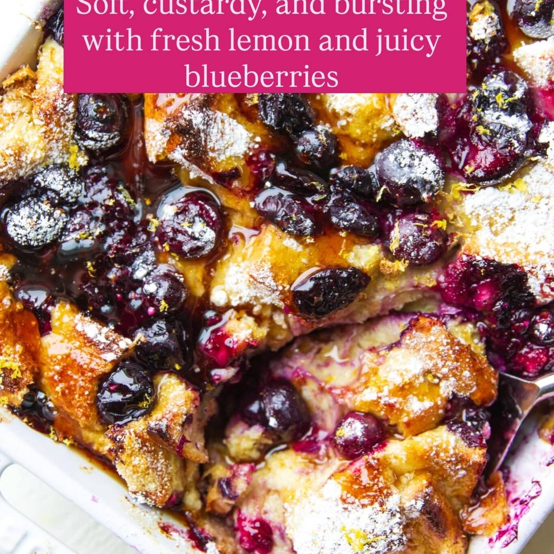 lemon blueberry French toast 