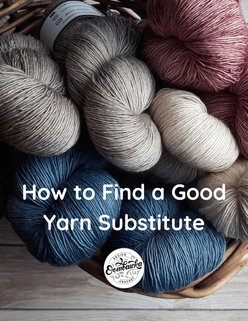How to Find a Good Yarn Substitute.