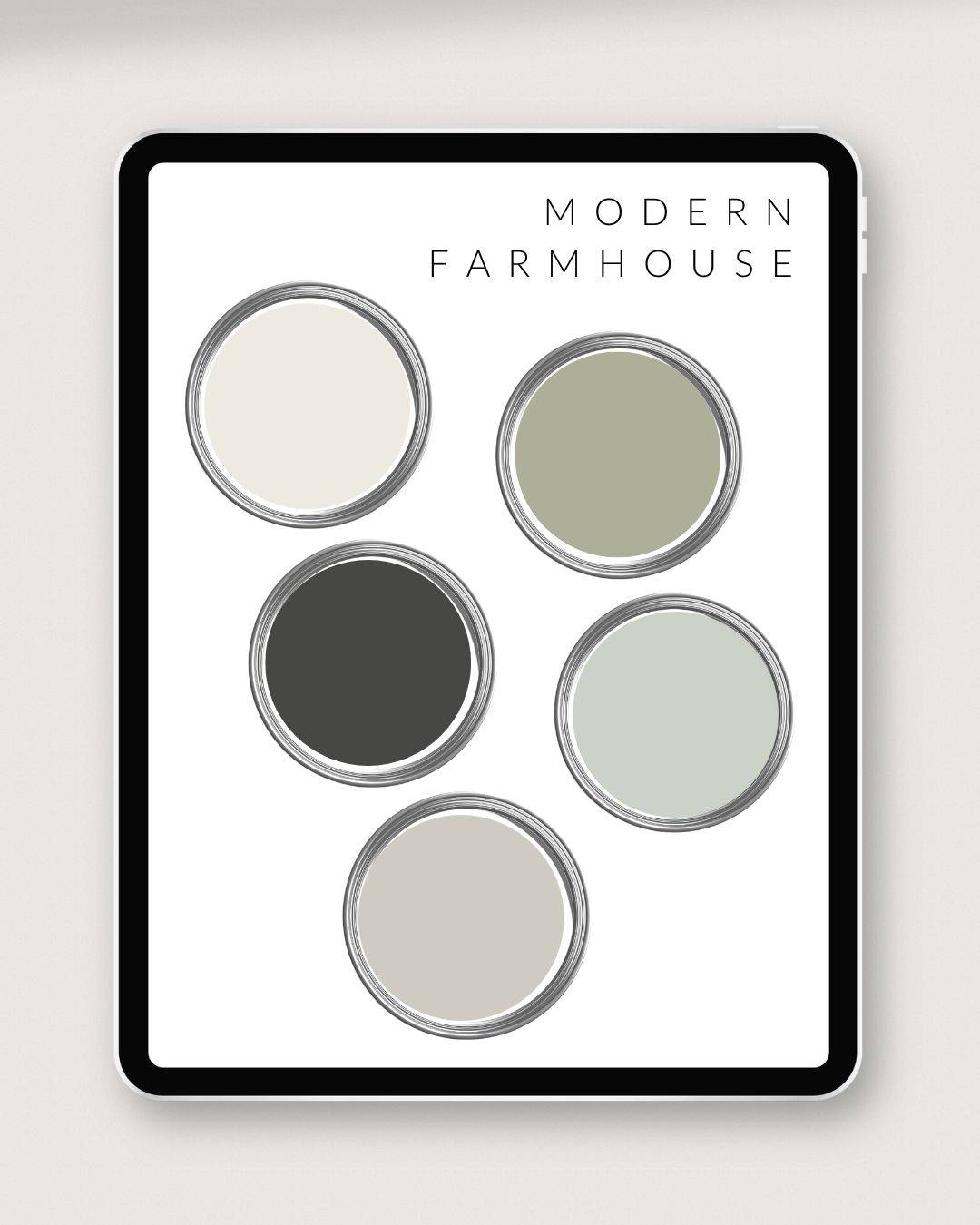 Modern Farmhouse Color Scheme