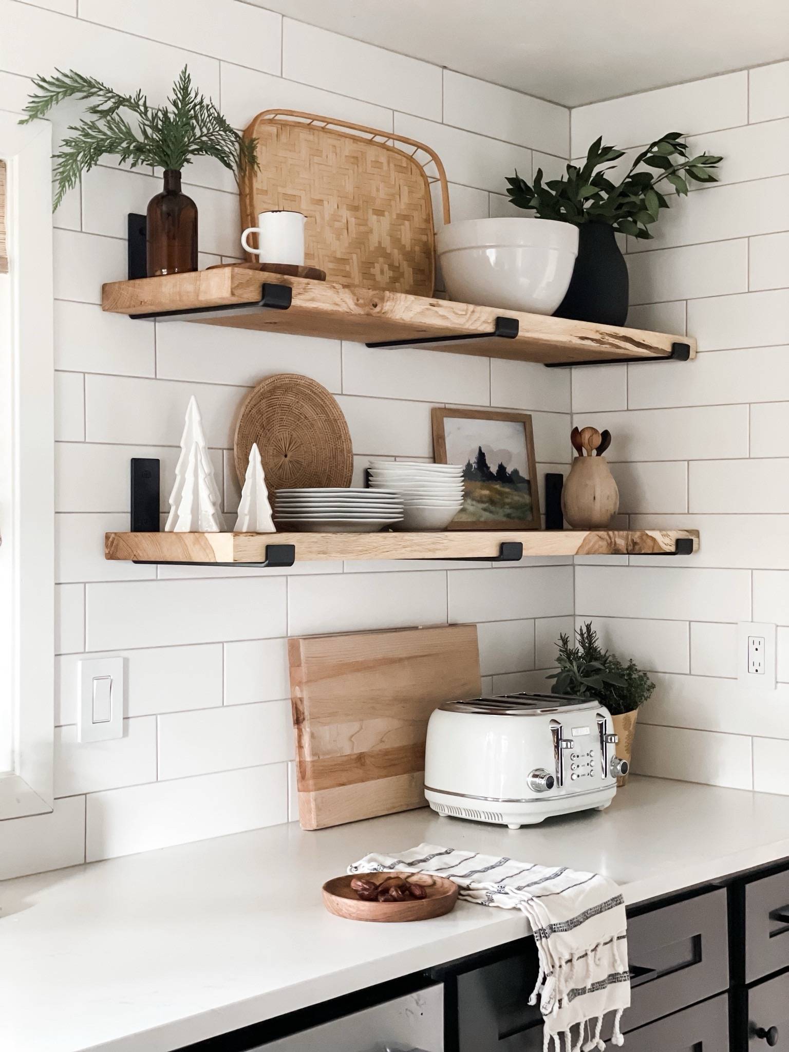 kitchen shelves