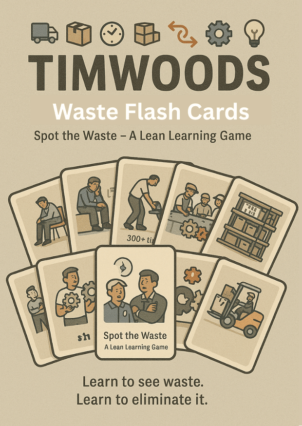 8 Wastes TIMWOODs Flash Cards Cover Image