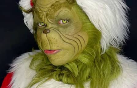 The Grinch portrayed by Nick Darnell, captured by Karissa Parks.