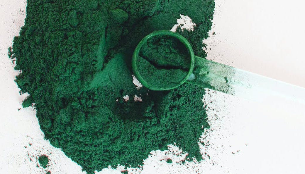 Green supplement powder