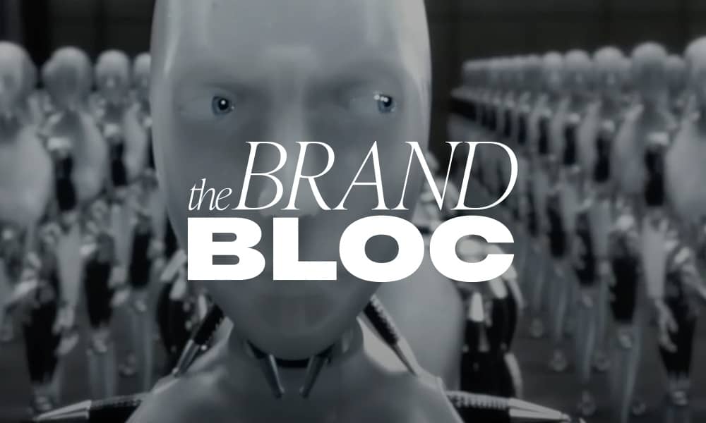Bad robot over The Brand Bloc logo