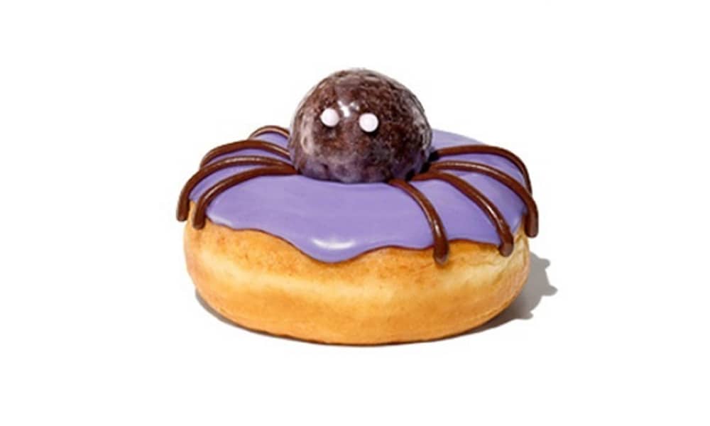 Dunkin’s Spidey donut character.