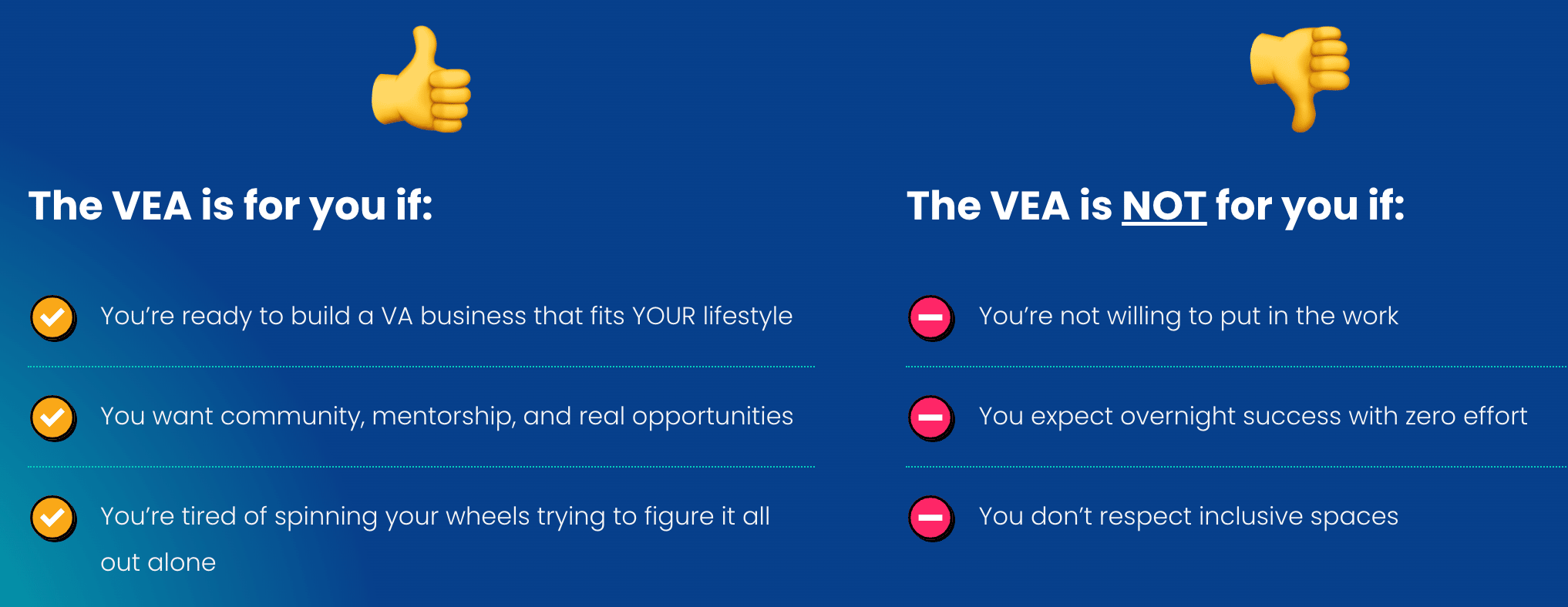 Everything You’re Wondering About the VEA (But Haven’t Asked Yet)