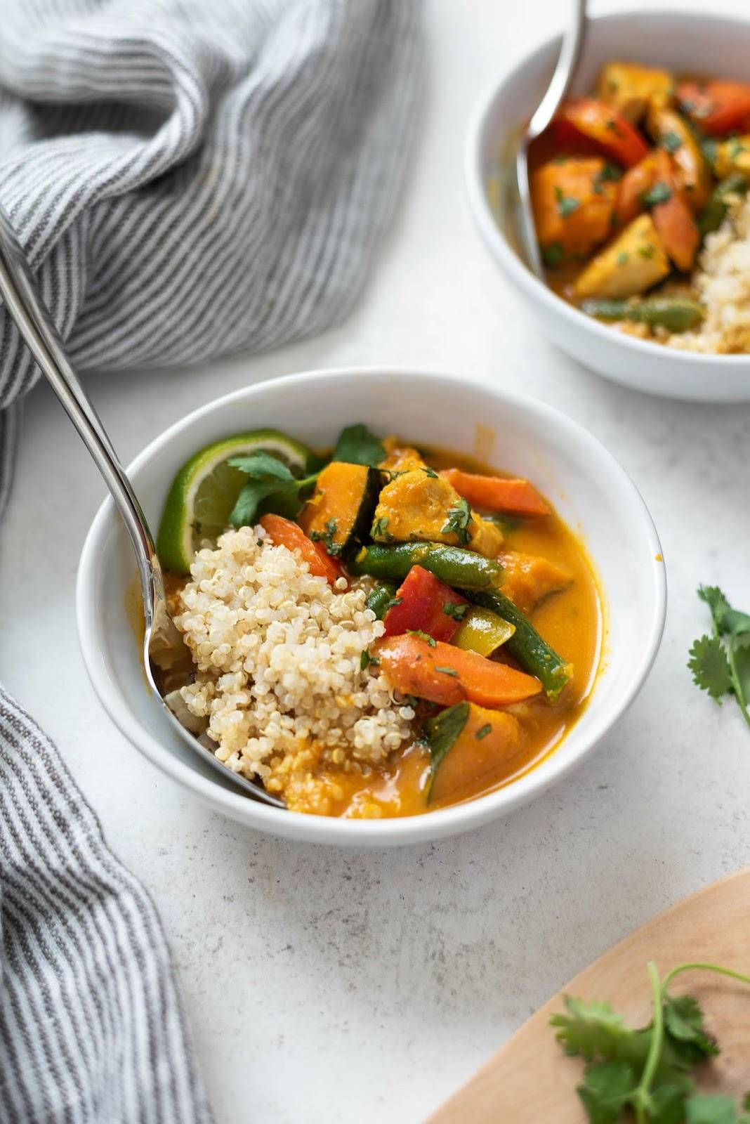 Thai Pumpkin Curry with Chicken