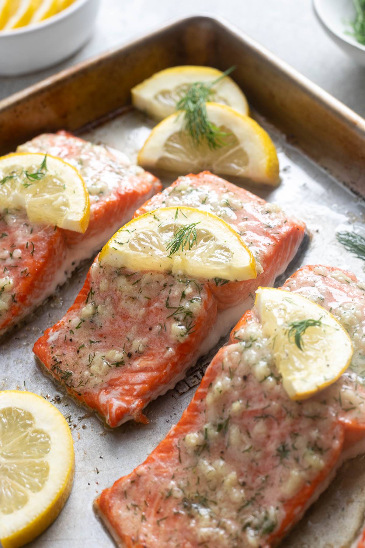 Garlic butter salmon