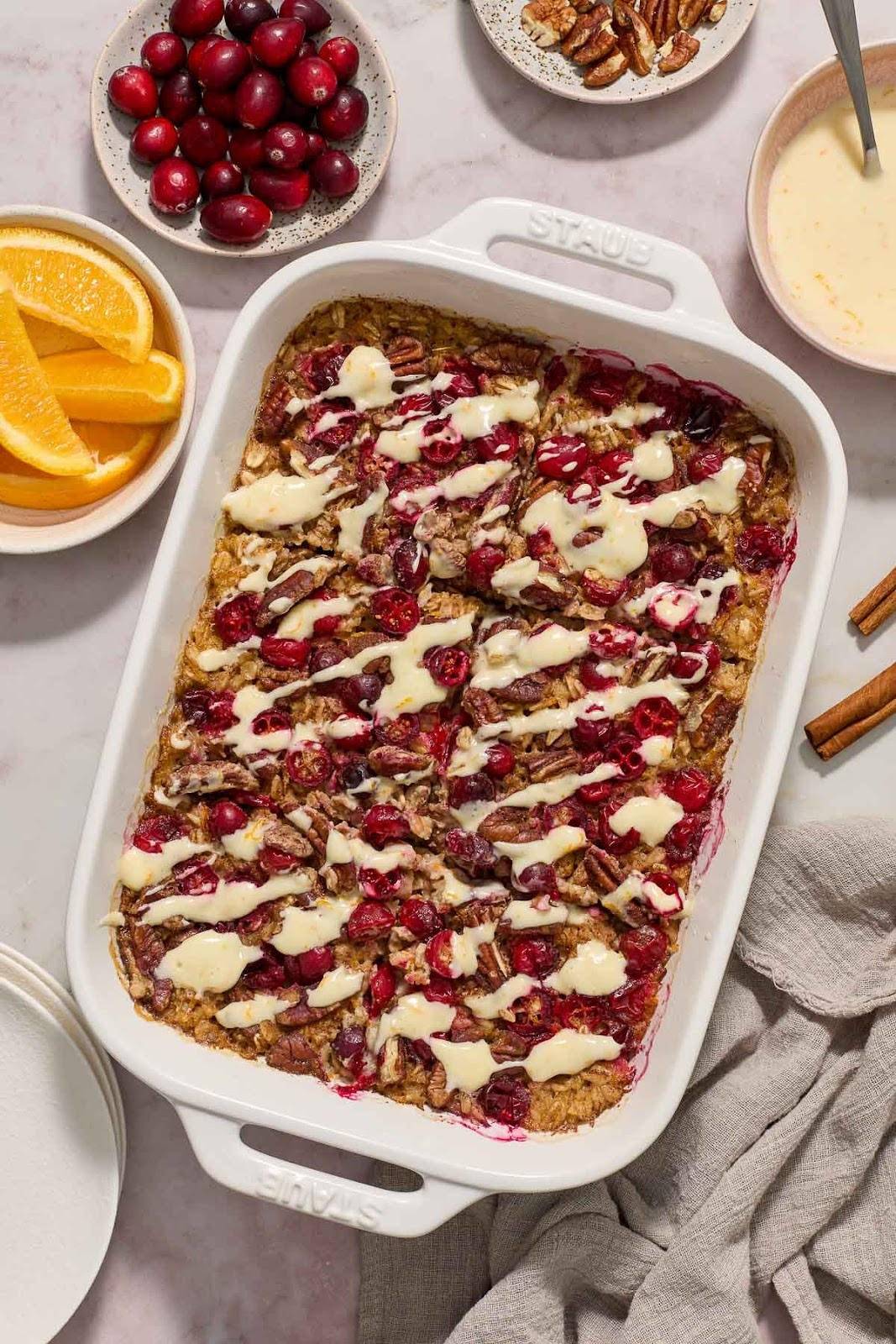 Baked Cranberry Oatmeal