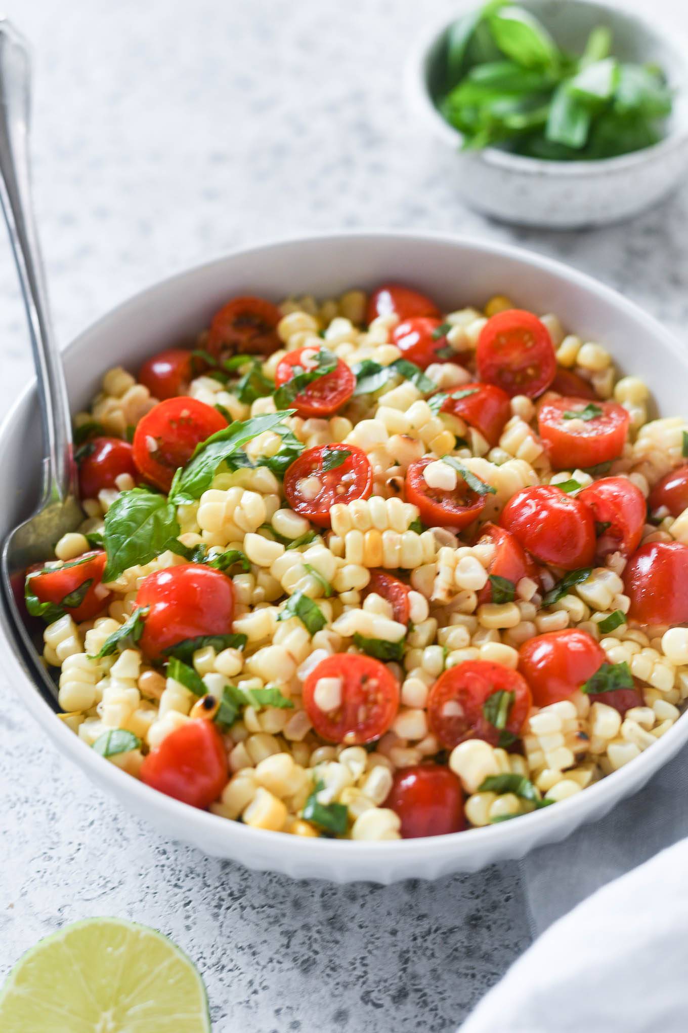 Corn and tomato salad