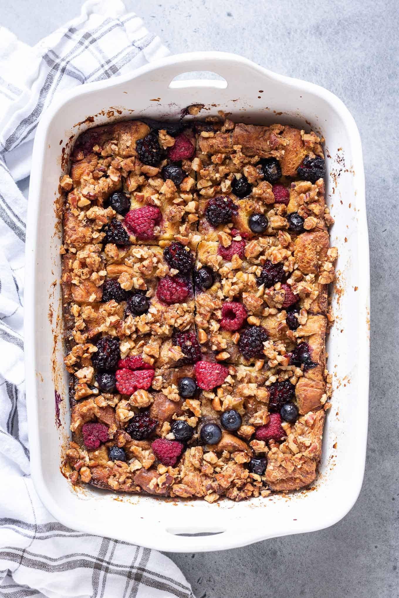 Berry Overnight French Toast Casserole​