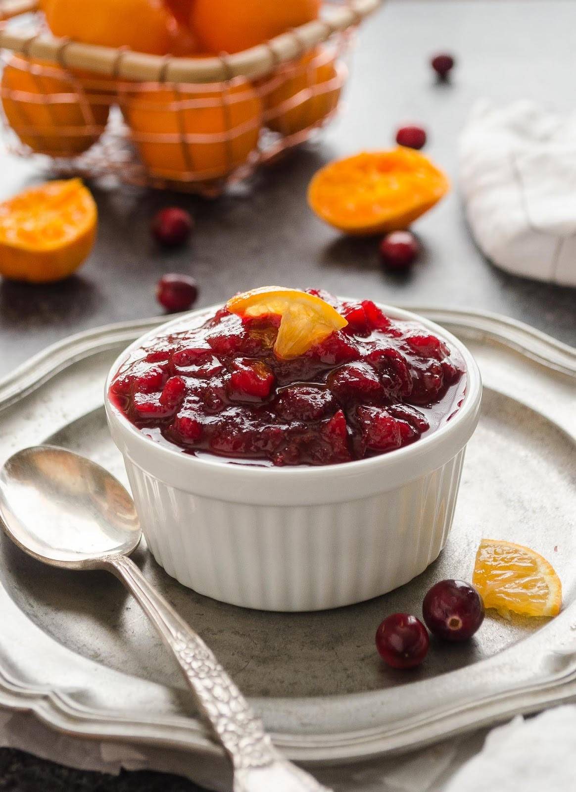 Fresh Orange Cranberry Sauce