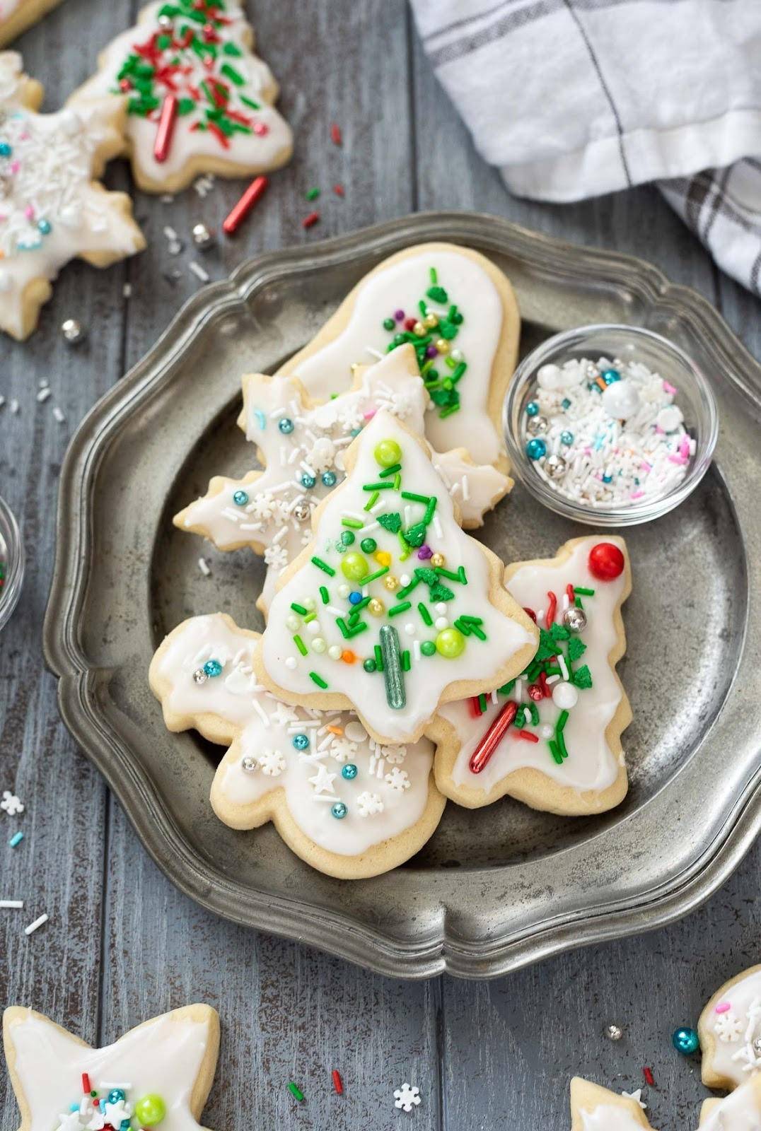 Soft Christmas Cut Out Sugar Cookies