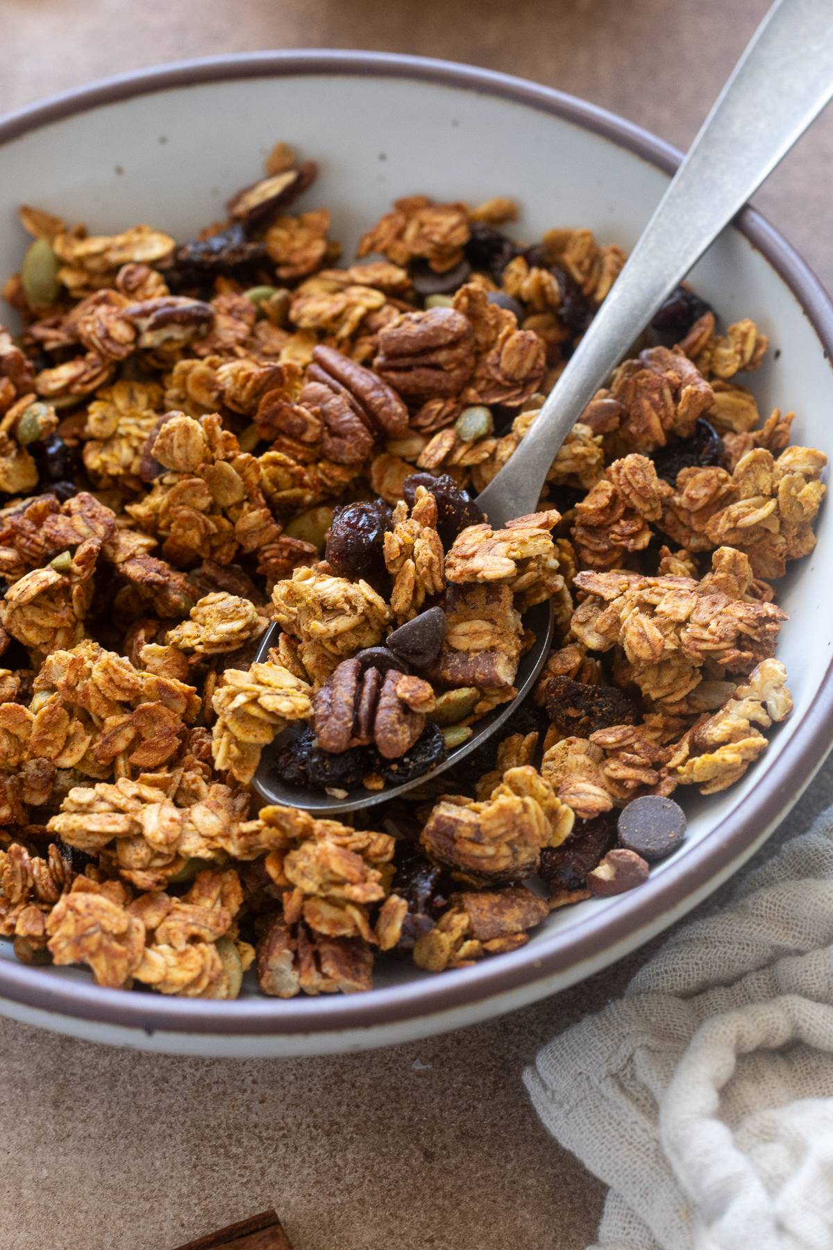 Pumpkin spice granola