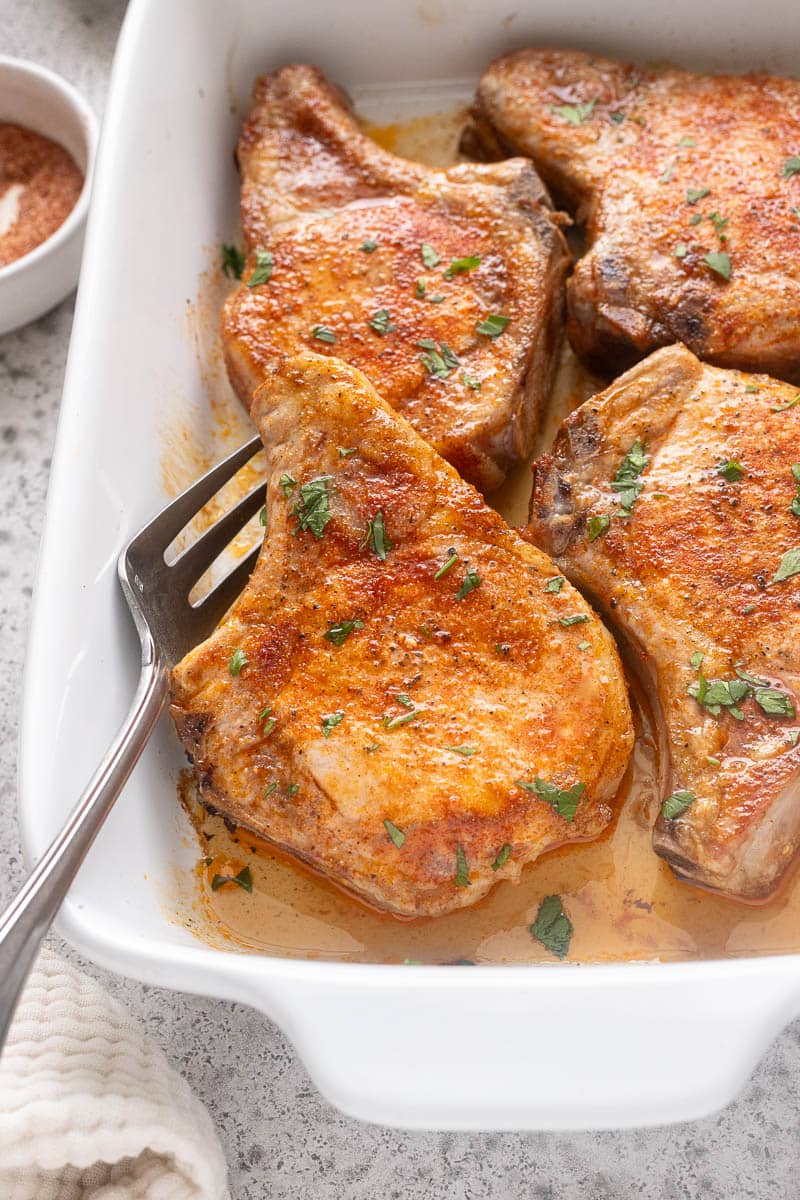 oven baked pork chops