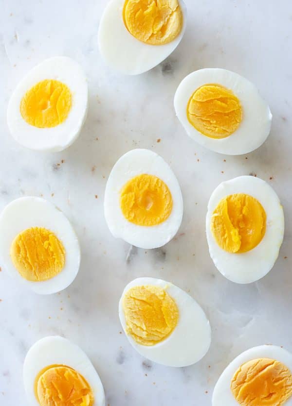 Hard boiled eggs