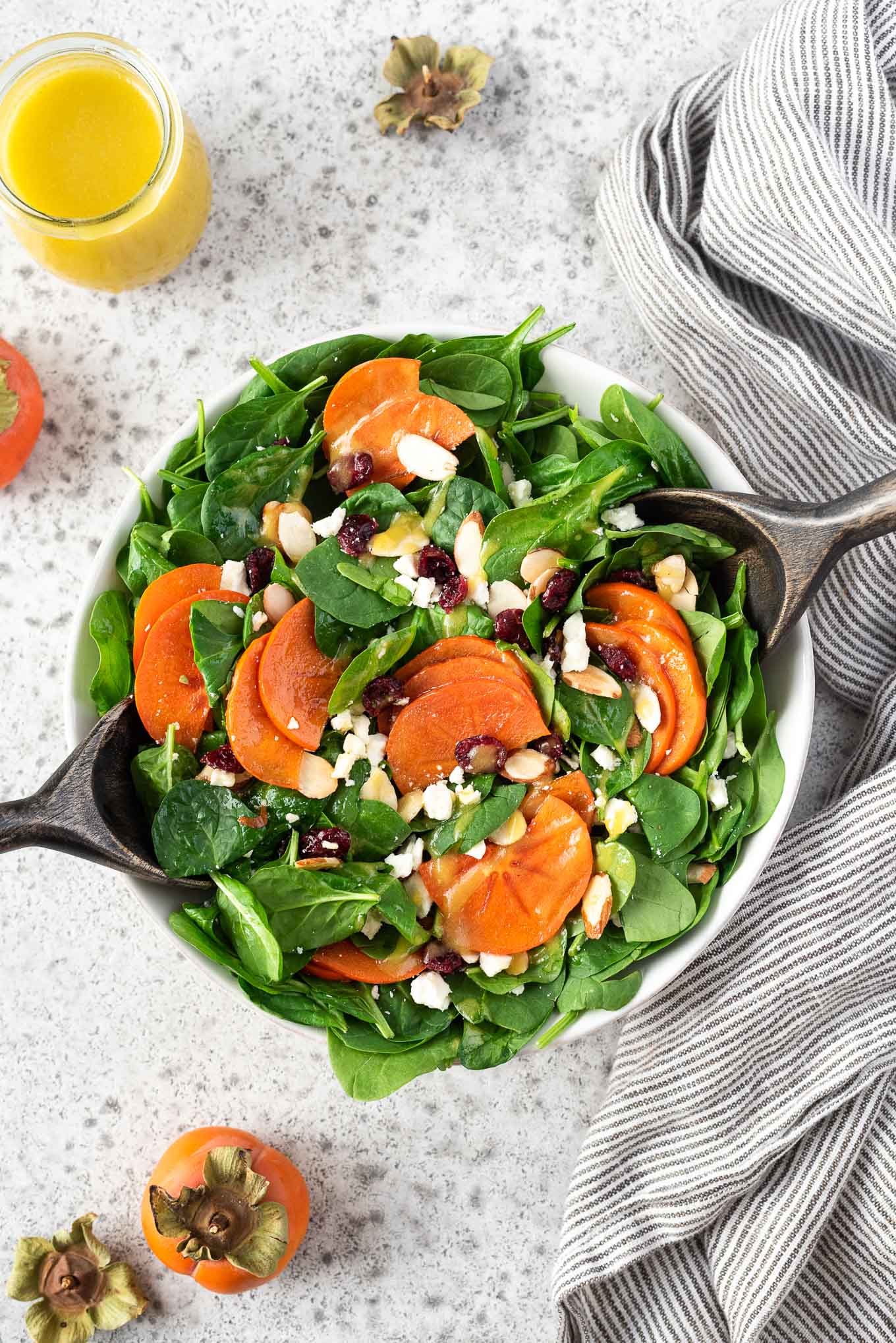 persimmon salad