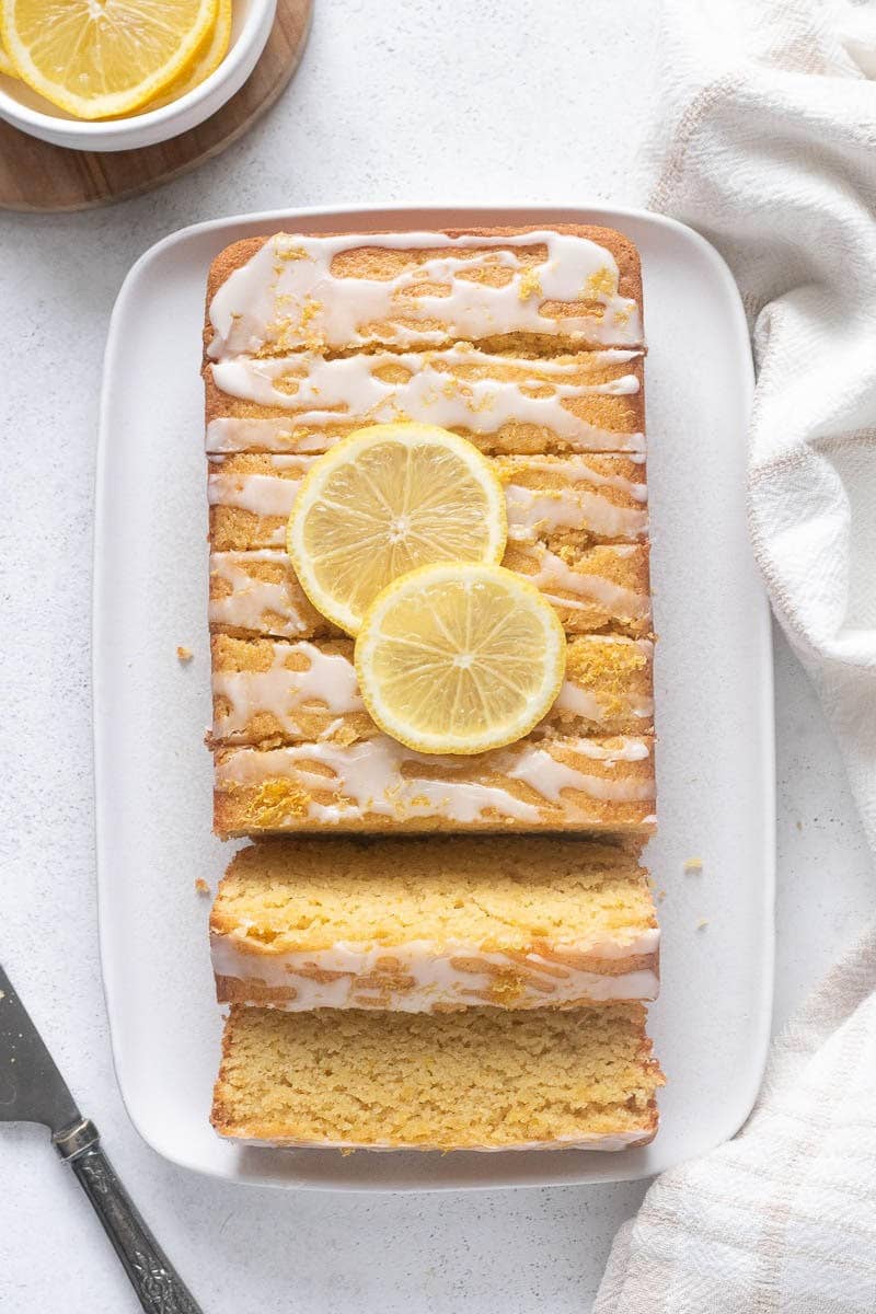 Almond Flour Lemon Loaf Cake