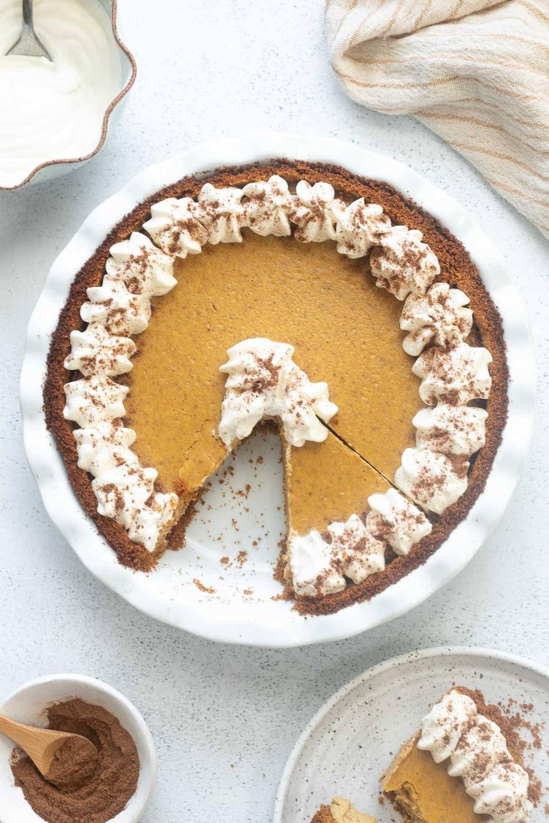 Pumpkin Cheesecake Pie