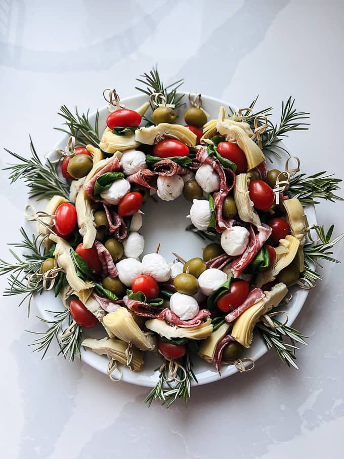 Antipasto wreath