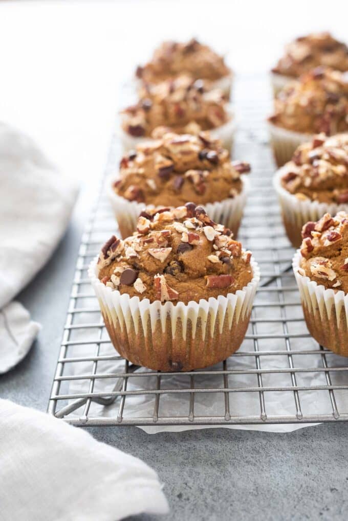 Pumpkin Oat Muffins
