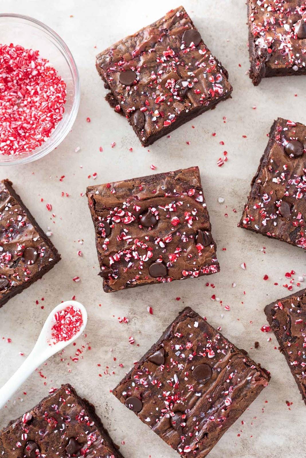 Easy Peppermint Brownies