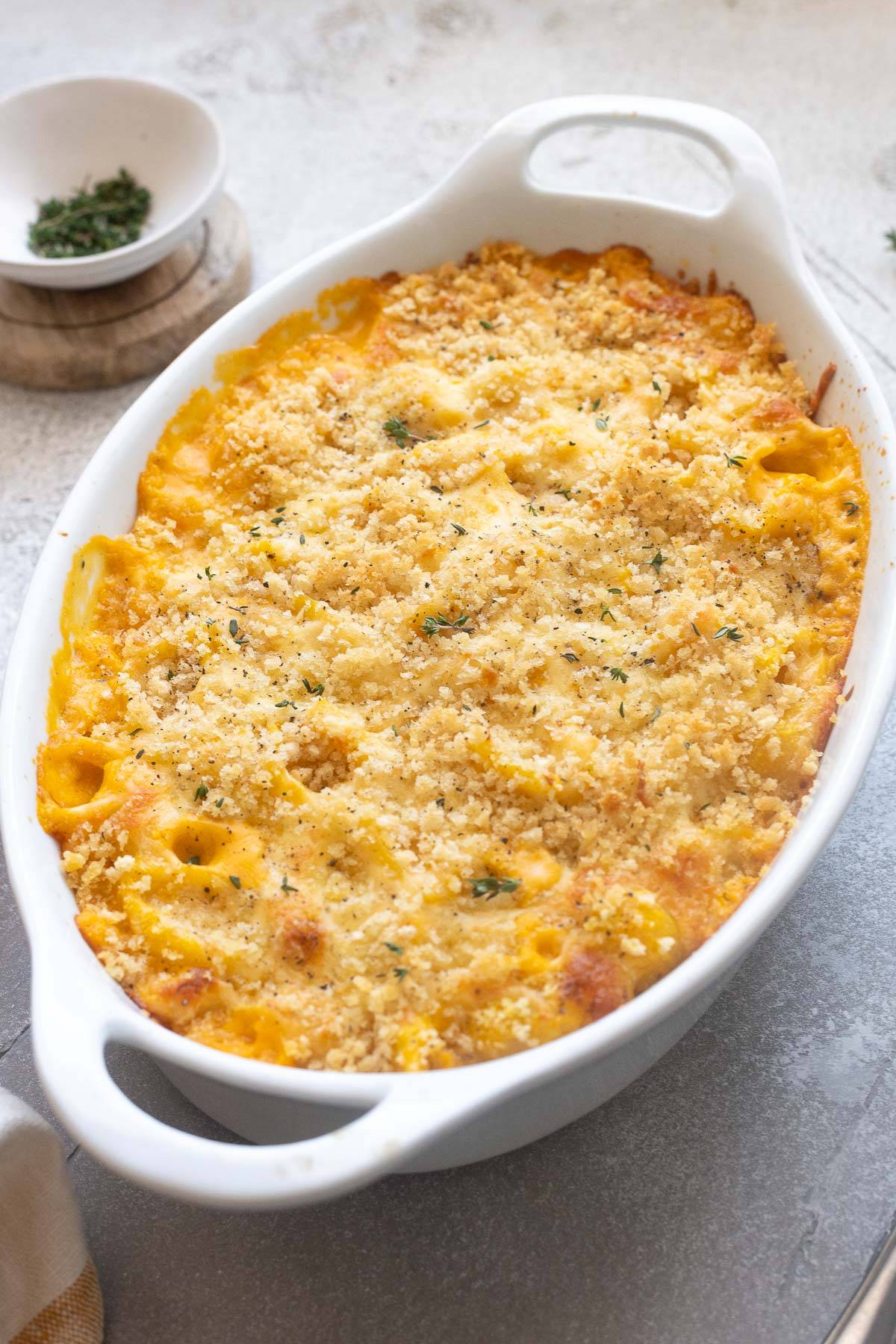 Butternut squash mac and cheese