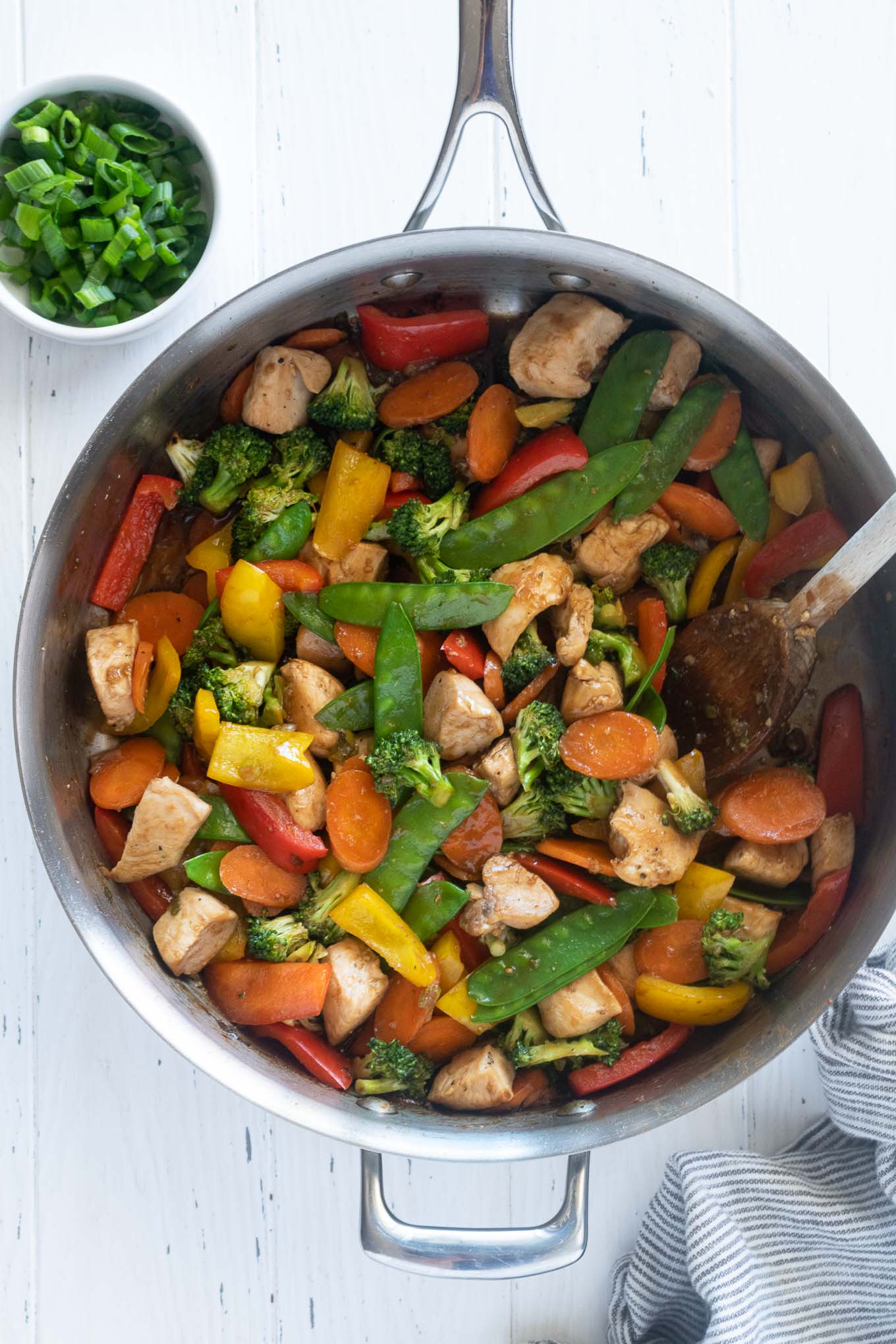 Chicken vegetable stir fry