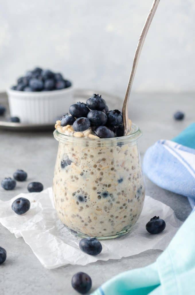 Blueberry Overnight Oats
