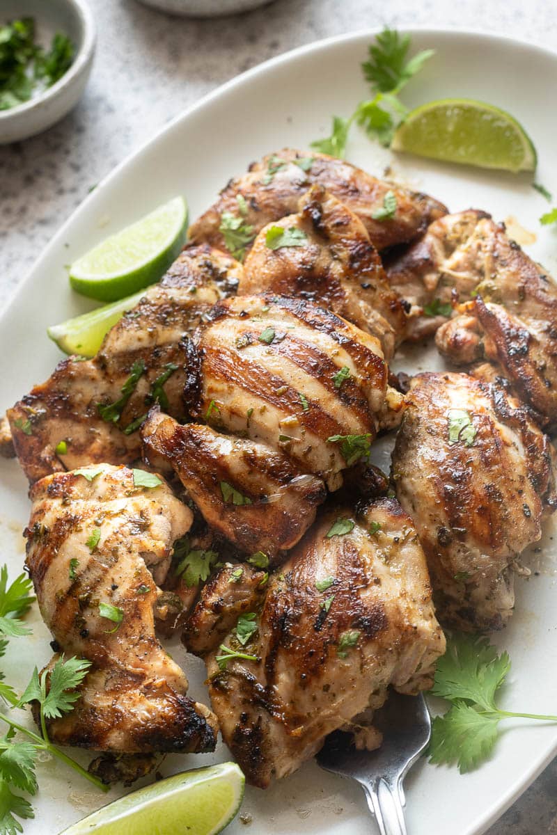Grilled cilantro lime chicken