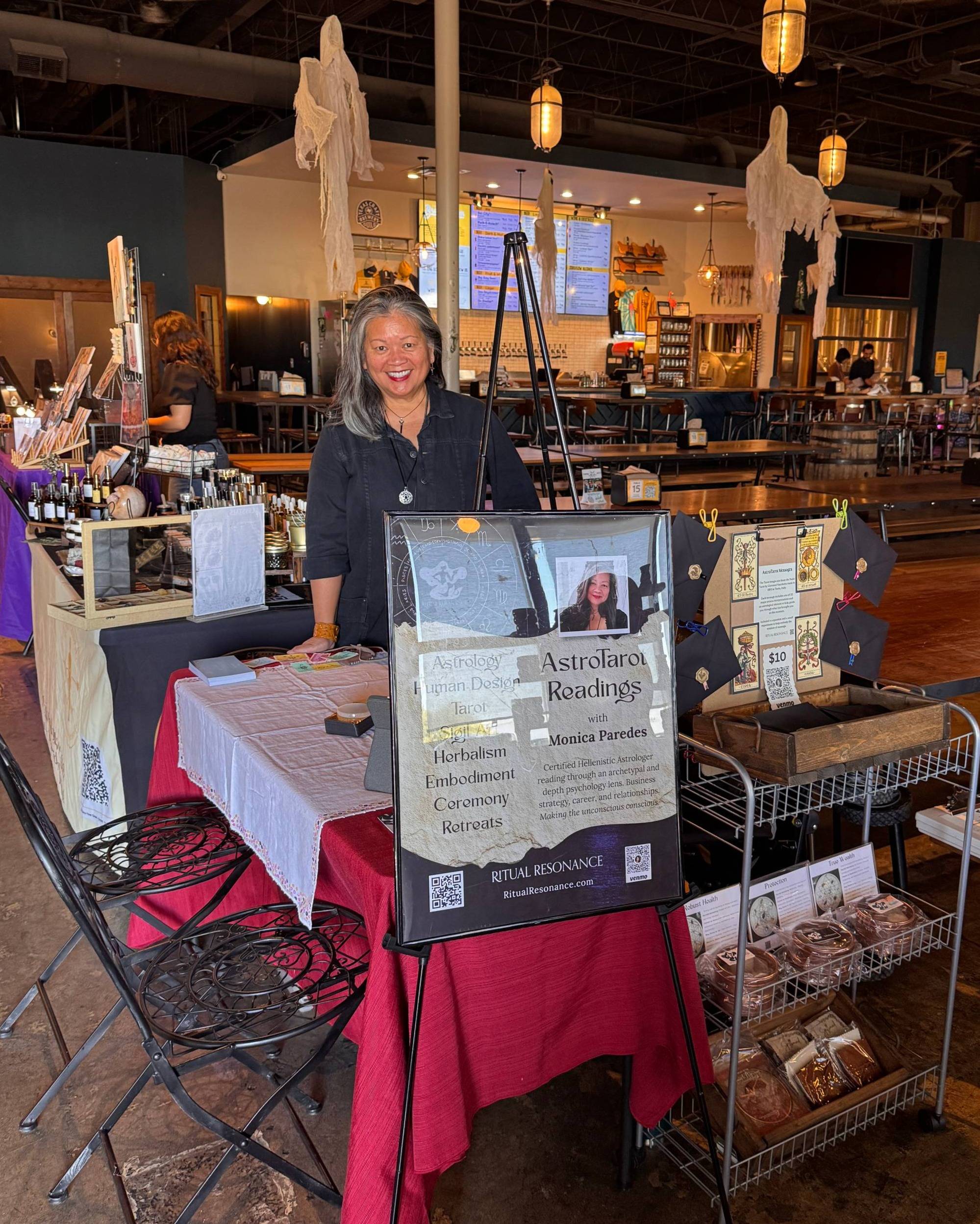 Me at the Witches Market at The Brewtorium