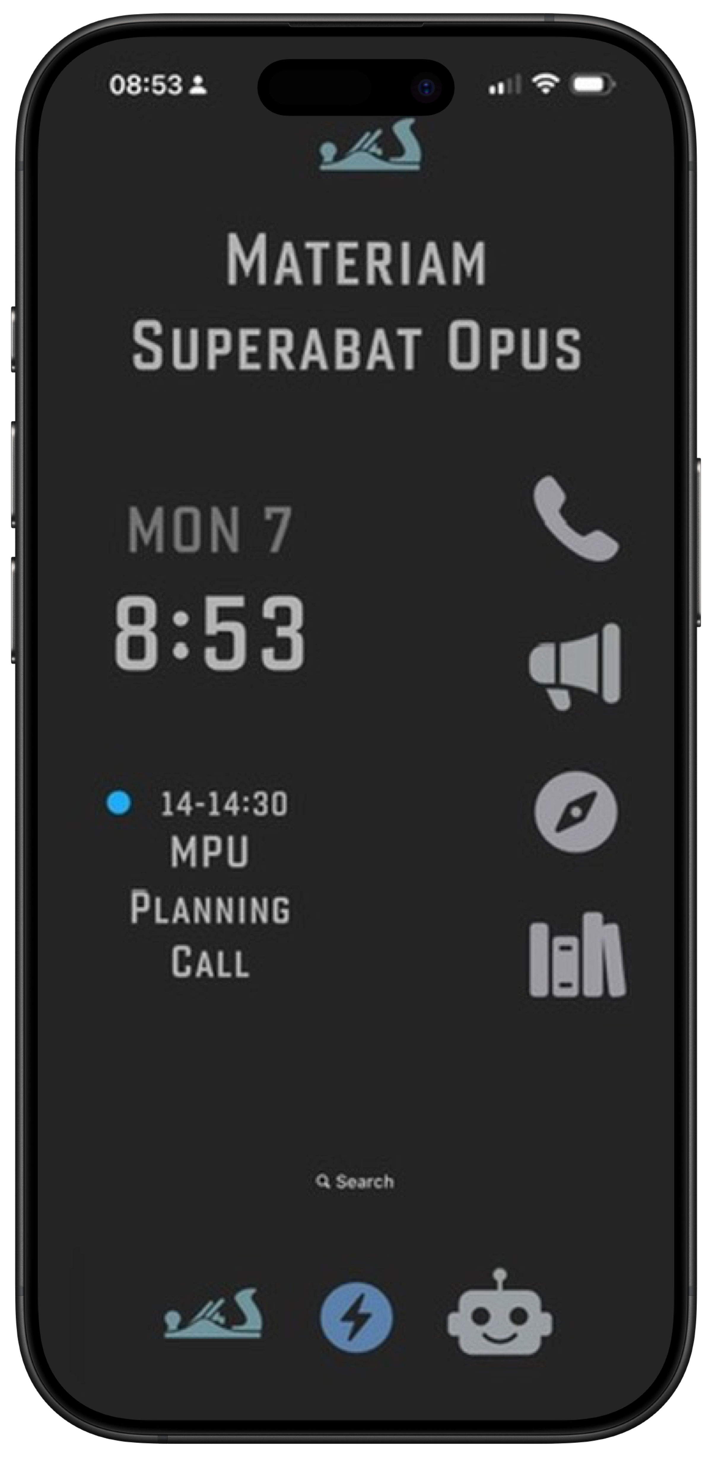 MacSparky Distraction Free Home Screen