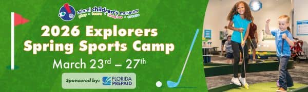 Miami Children's Museum Spring Sports Camp banner