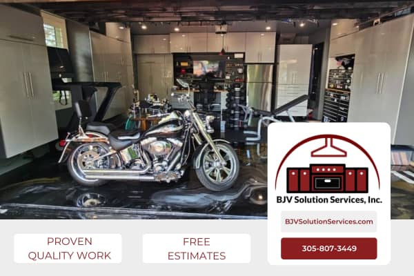 BJV Solution Services, garage/man cave