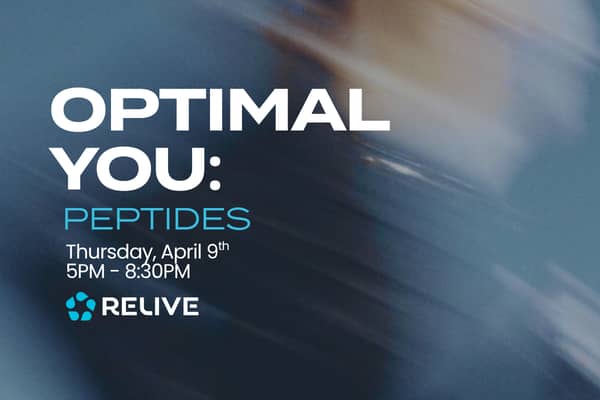 Relive Health Coral Gables, Optimal You Event, Peptides