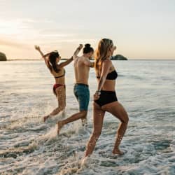 Friends at the beach