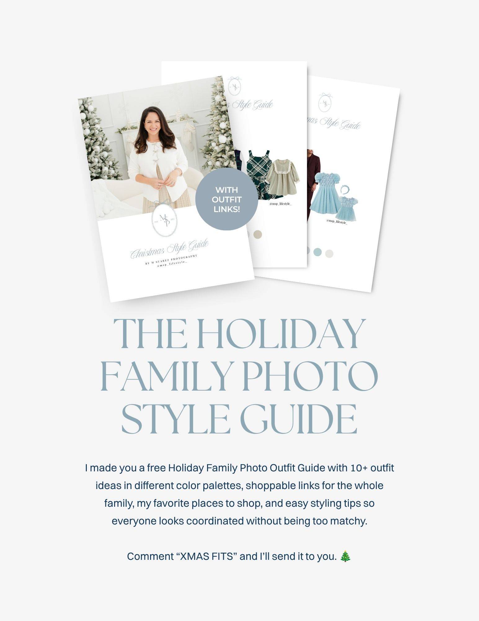outfit guide for family holiday photos