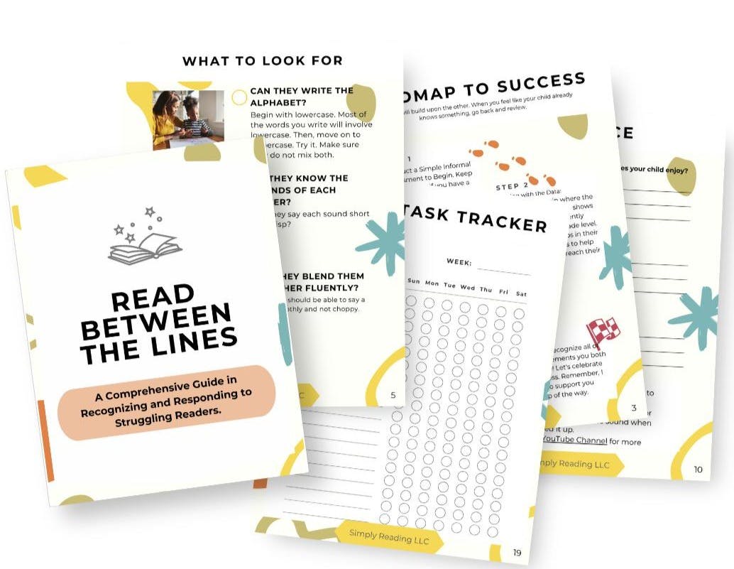Read Between the Lines: A Comprehensive Guide in Recognizing and Responding to Struggling Readers.