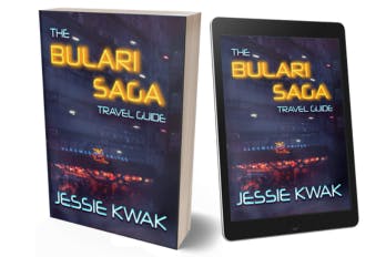 Book covers for the Bulari Saga Travel Guide