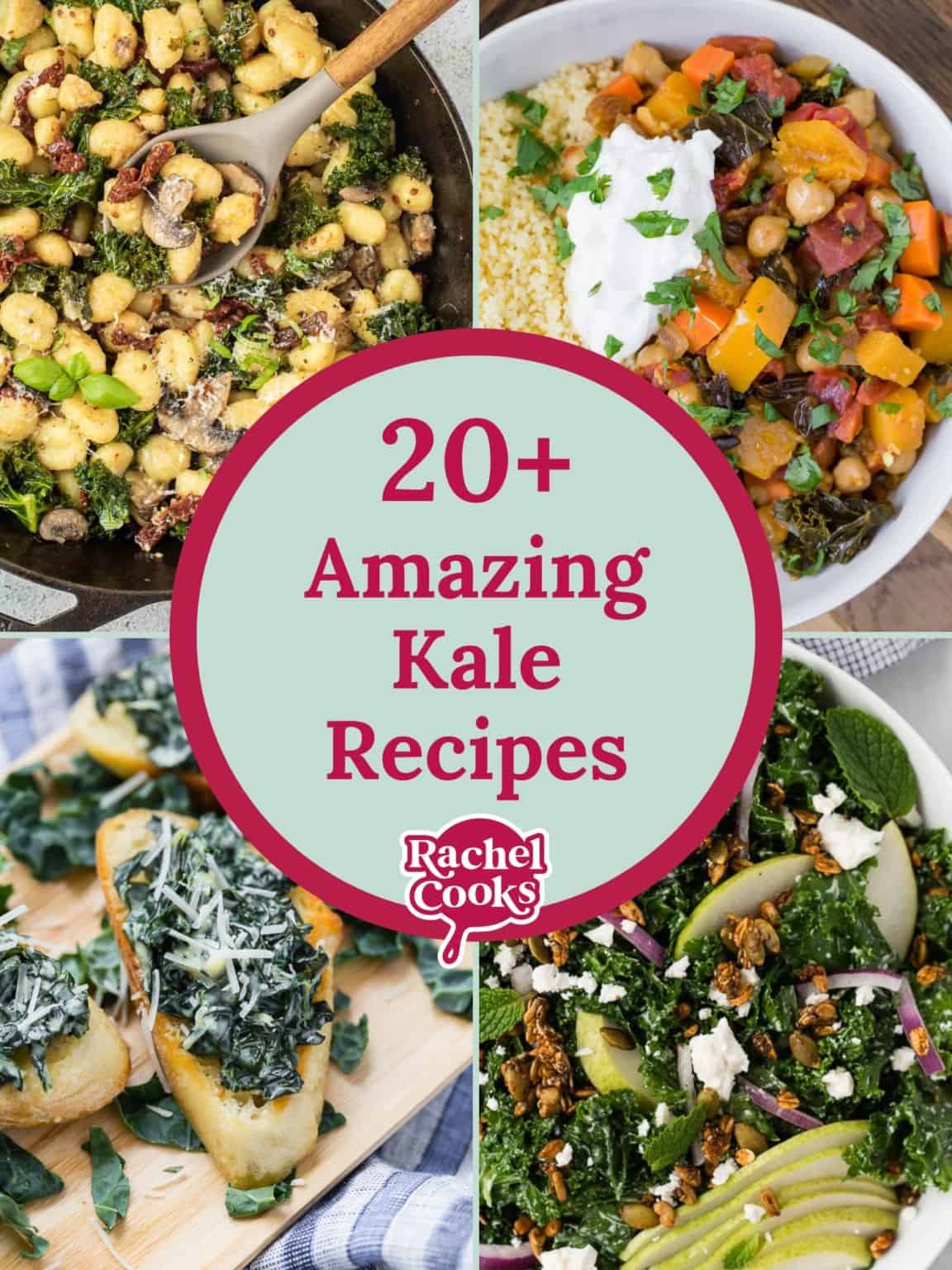 Kale recipes graphic.