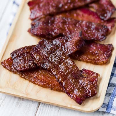 bacon that has been candied