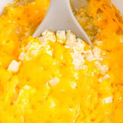 Cheesy potatoes.