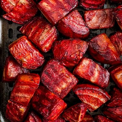 Air fryer beets in an air fryer.